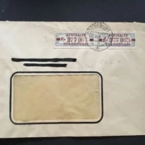 ZKD 1958 Mi.-Nr. 20 F Mef auf Bedarfsbrief