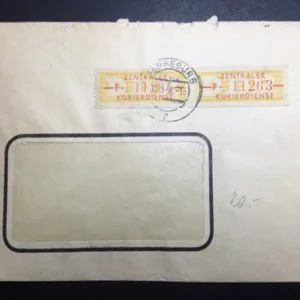 ZKD Mi.-Nr. 16 F auf gelaufenen Bedarfsbrief