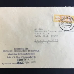 ZKD Mi.-Nr. 16 I L auf Orts Bedarfsbrief