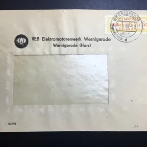 ZKD Mi.-Nr. 17 A auf gelaufenen Bedarfsbrief