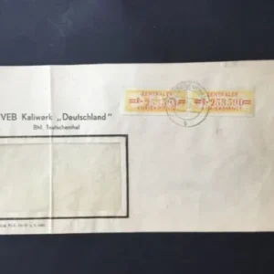 ZKD Mi.-Nr. 17 F auf Bedarfsbrief