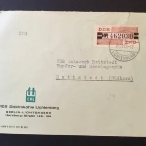 ZKD Mi.-Nr. 29 HP auf Bedarfsbrief