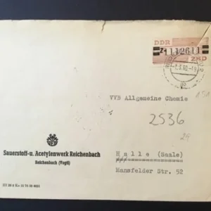 ZKD Mi.-Nr. 29 Z auf Bedarfsbrief