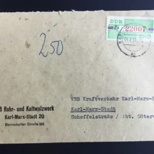 ZKD MiNr. 24 Z auf Bedarfsbrief