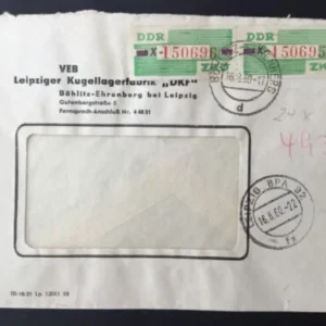 ZKD Mi.-Nr. 24 X auf Bedarfsbrief