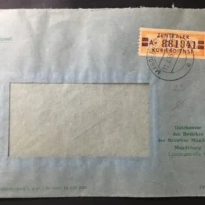 ZKD Mi.-Nr. 23 A auf gelaufenen Bedarfsbrief