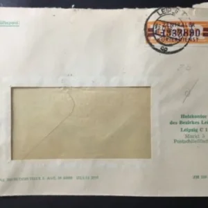 ZKD Mi.-Nr. 23 E auf gelaufenen Bedarfsbrief