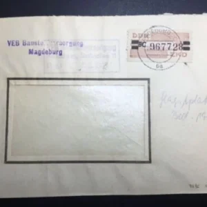 ZKD Mi.-Nr. 29 BC auf gelaufenen Bedarfsbrief