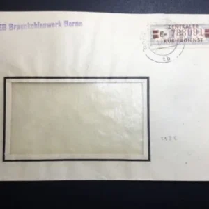 ZKD Mi.-Nr. 21 I E auf gelaufenen Bedarfsbrief