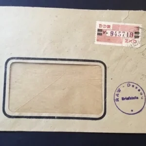 ZKD Mi.-Nr. 29 V auf Bedarfsbrief