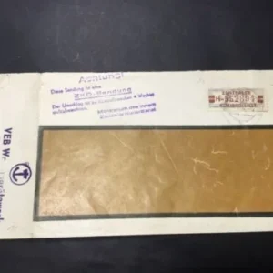 ZKD Mi.-Nr. 21 HMef auf Bedarfsbrief mit seltenen Stempel