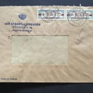 ZKD 1958 Mi.-Nr. 20 M Mef auf Bedarfsbrief