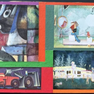 Collage des Berliner Kunstmaler Bruno Dunst (1940-2023)