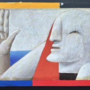 Collage des Berliner Kunstmaler Bruno Dunst (1940-2023)