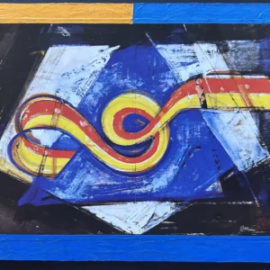 Collage des Berliner Kunstmaler Bruno Dunst (1940-2023)