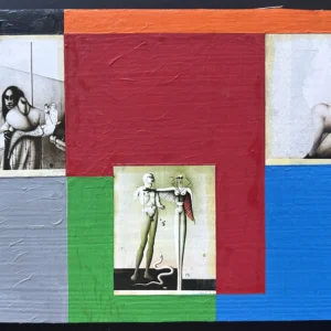 Collage des Berliner Kunstmaler Bruno Dunst (1940-2023)