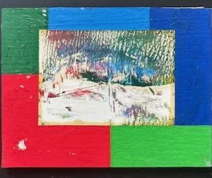 Collage des Berliner Kunstmaler Bruno Dunst (1940-2023)