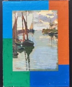 Collage des Berliner Kunstmaler Bruno Dunst (1940-2023)