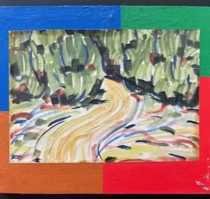 Collage des Berliner Kunstmaler Bruno Dunst (1940-2023)