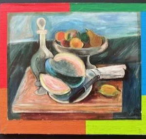 Collage des Berliner Kunstmaler Bruno Dunst (1940-2023)