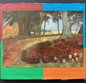 Collage des Berliner Kunstmaler Bruno Dunst (1940-2023)