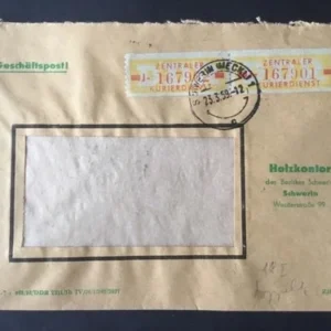 ZKD Mi.-Nr. 18 I J auf Bedarfsbrief