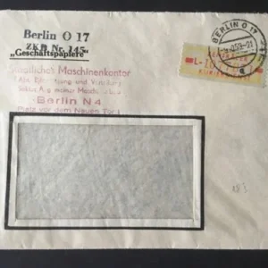 ZKD Mi.-Nr. 18 I L auf Bedarfsbrief