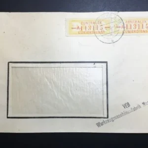 ZKD Mi.-Nr. 16 A auf gelaufenen Bedarfsbrief