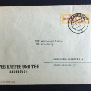 ZKD Mi.-Nr. 17 M auf Bedarfsbrief