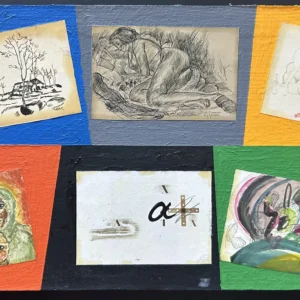 Collage des Berliner Kunstmaler Bruno Dunst (1940-2023)