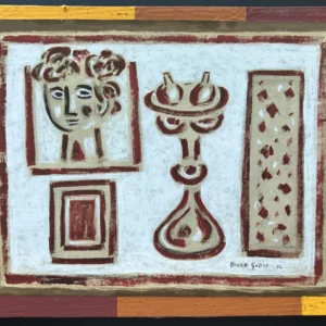 Collage des Berliner Kunstmaler Bruno Dunst (1940-2023)