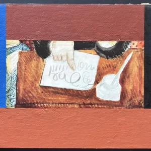 Collage des Berliner Kunstmaler Bruno Dunst (1940-2023)