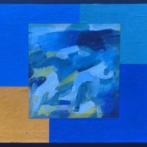 Collage des Berliner Kunstmaler Bruno Dunst (1940-2023)