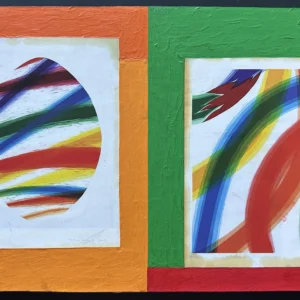 Collage des Berliner Kunstmaler Bruno Dunst (1940-2023)