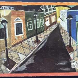 Collage des Berliner Kunstmaler Bruno Dunst (1940-2023)